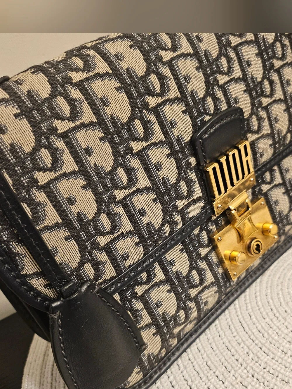 Christian Dior DiorAddict Oblique Jacquard Flap Bag – Gold Hardware - Picture 4 of 16